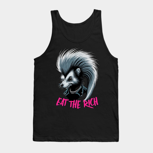 EAT THE RICH Tank Top by DankFutura